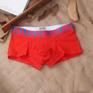 Boxer Aussiebum Hombre Rojo