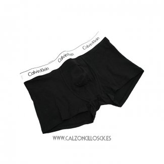 Boxer Calvin Klein Hombre Steel Blanco Negro