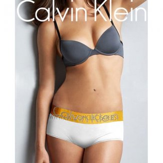 Boxer Calvin Klein Mujer Steel Dolado Blanco