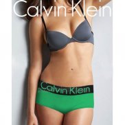 Boxer Calvin Klein Mujer Steel Negro Verde