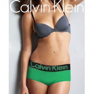 Boxer Calvin Klein Mujer Steel Negro Verde