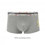 Boxer Burberry Hombre Oro Gris