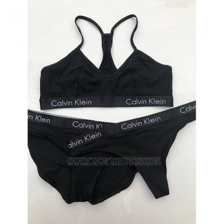 Conjunto Sujetador y Slip Calvin Klein Mujer Negro