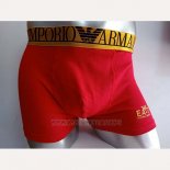 Boxer Armani Hombre Dolado Rojo