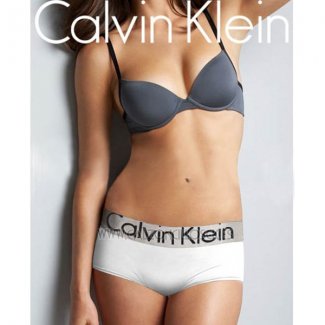 boxer calvin klein Mujer steel blateado negro blanco