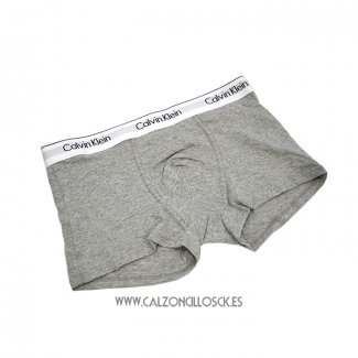 Boxer Calvin Klein Hombre 365 Blanco Gris2