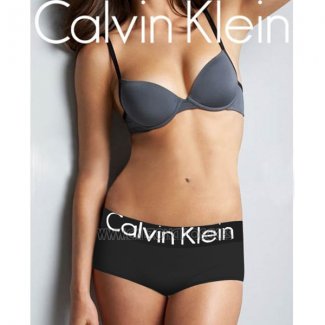 Boxer Calvin Klein Mujer Steel Negro Negro