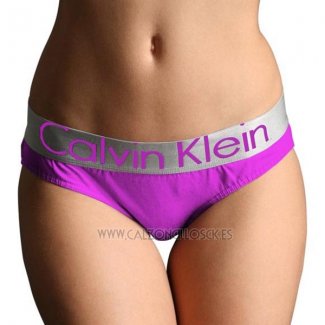 slip calvin klein Mujer steel blateado rosa