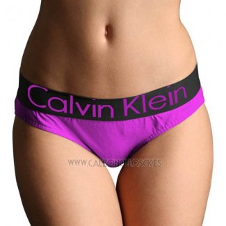 Slip Calvin Klein Mujer Steel Negro Rosa