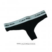 Calvin Klein Mujer Tanga Negro