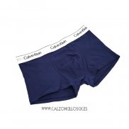 Boxer Calvin Klein Hombre 365 Blanco Azul Profundo