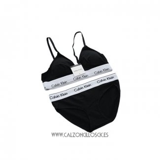 Conjunto Sujetador y Slip Calvin Klein Mujer Negro3